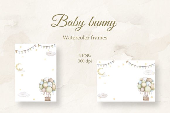 Download Cute Bunny. Frame for Baby. PNG. - Premium Resources