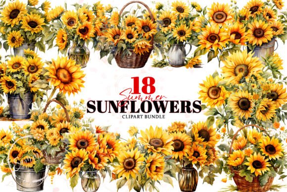 Download Sunflower Summer Sublimation Watercolor - Summer sublimation Collection